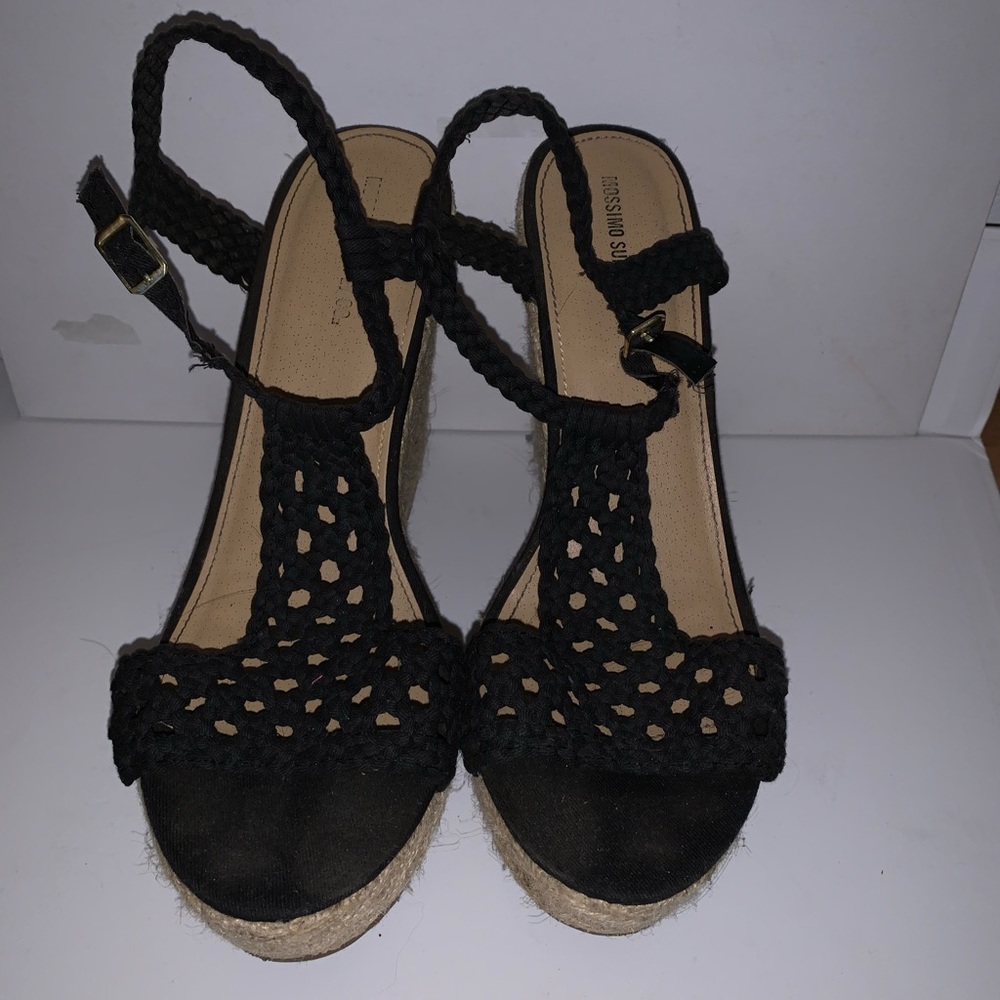 Mossimo Supply Co. Black Wedges